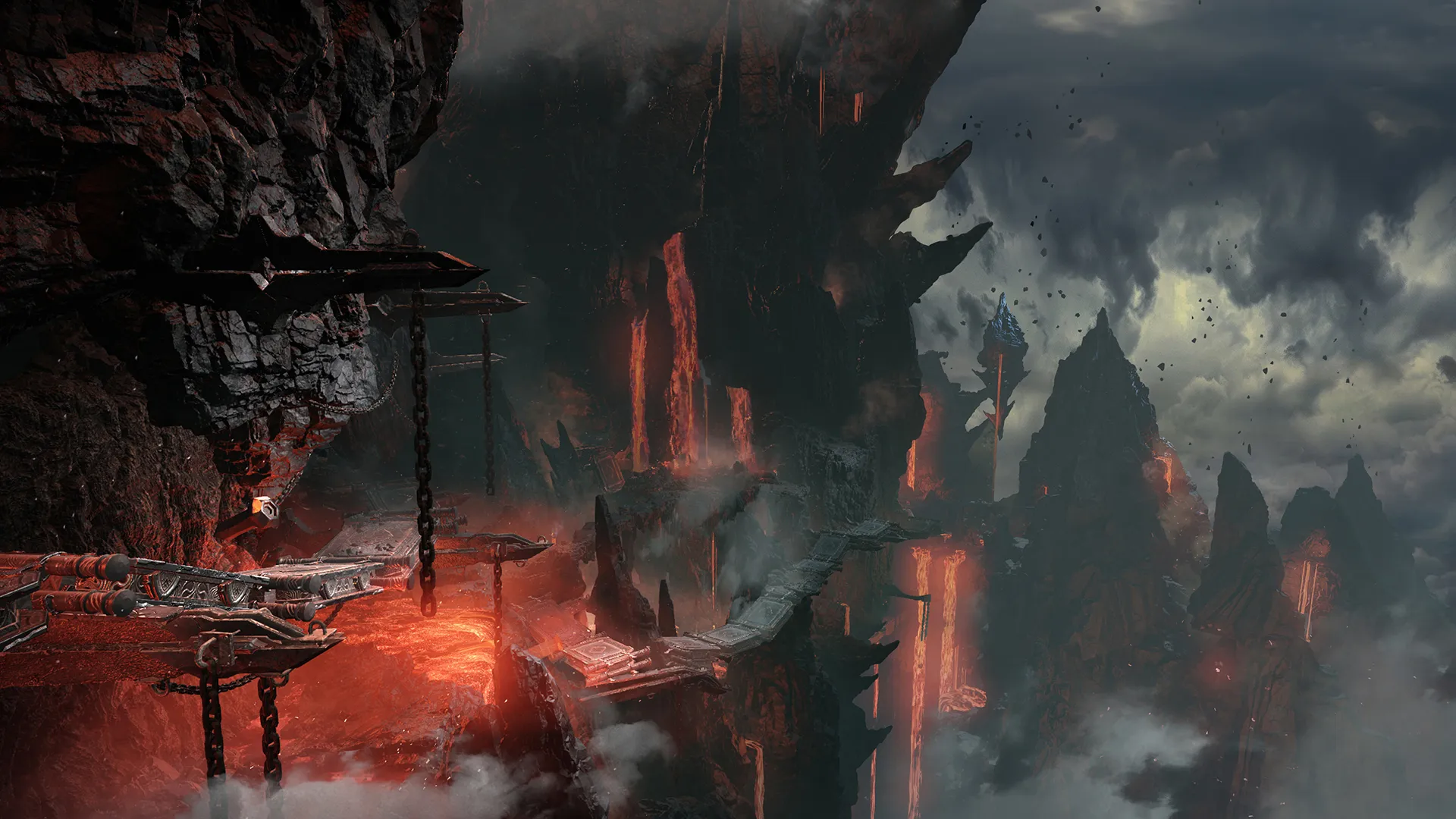 Crête volcanique