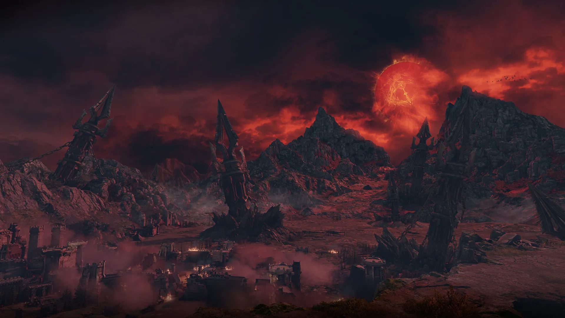 Las montañas de la oscuridad sometida